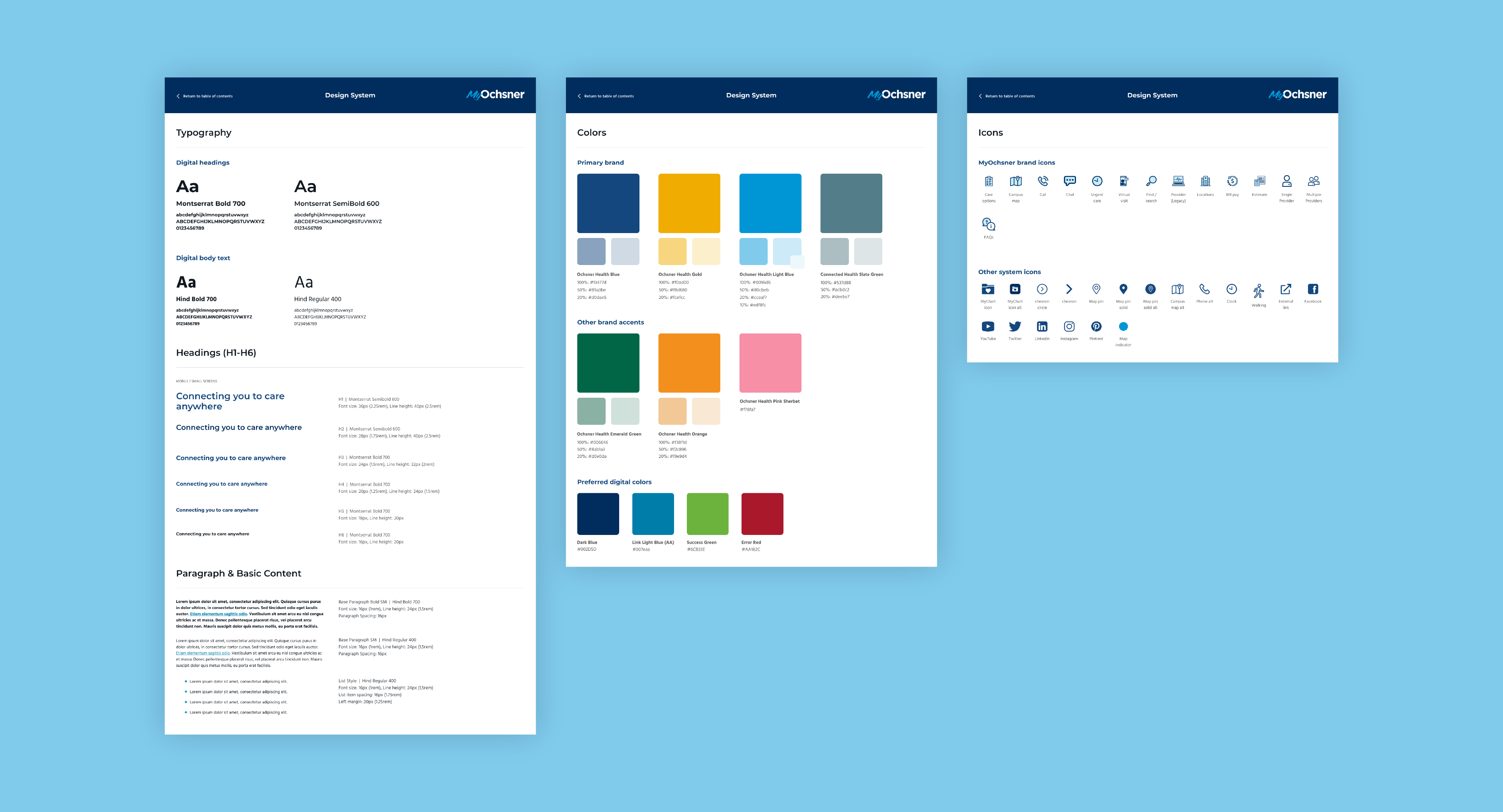 Ochsner Design System